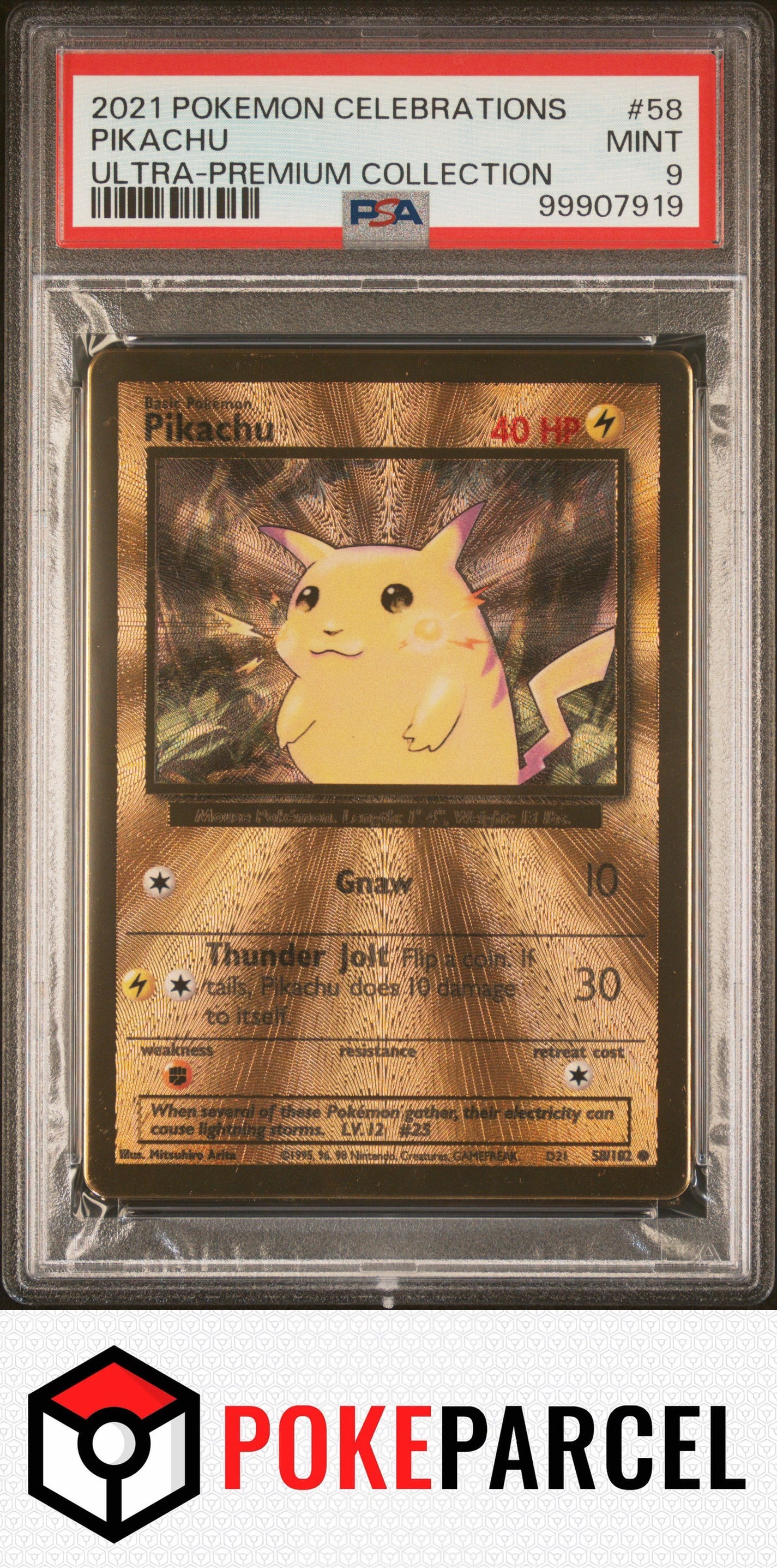 PSA 9 - 2021 Pokemon Celebrations Ultra-Premium Collection - Pikachu